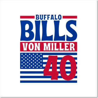 Buffalo Bills Von Miller 40 American Football Team Posters and Art